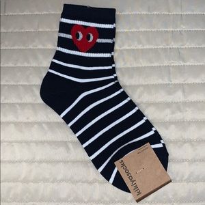 comme des garcons ankle socks